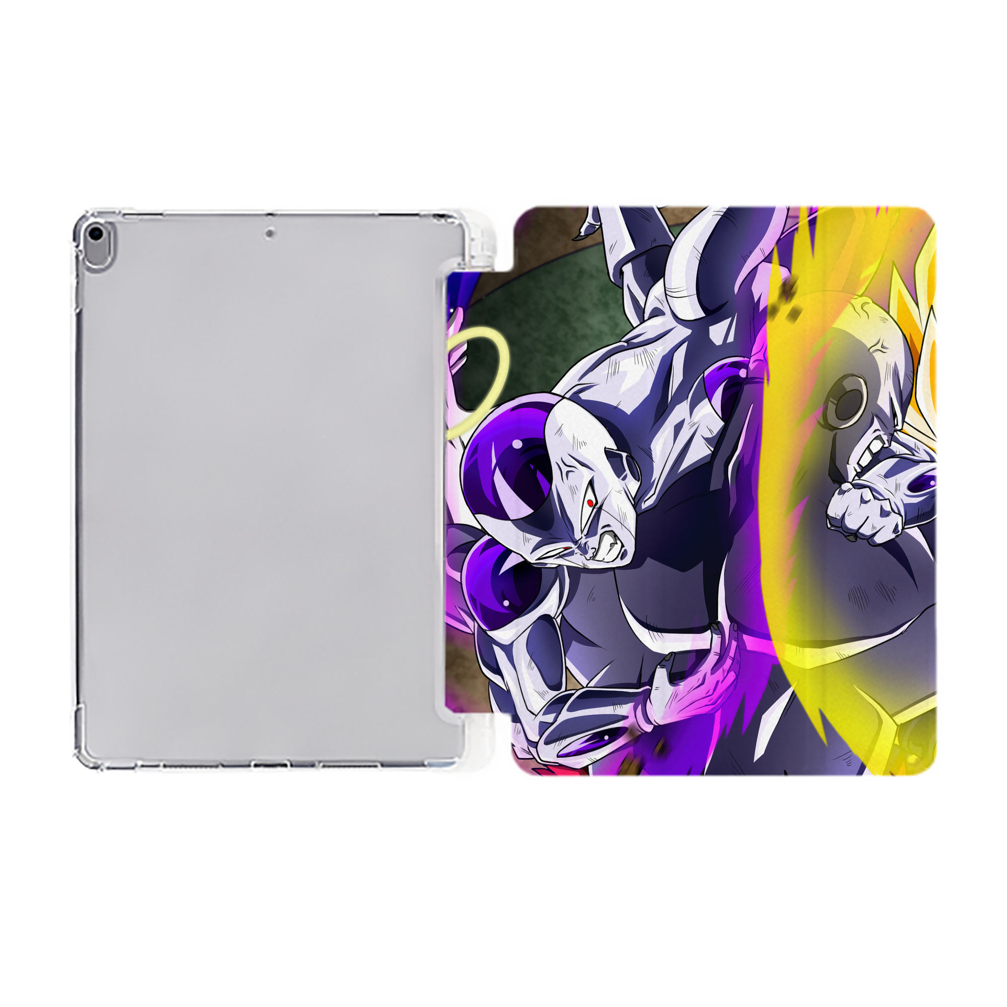 （画像用） ドラゴンボール DRAGON BALL IPad ケース ペン収納付き 三つ折りスタンド PUレザー×シリコン 対応機種9.5/10.5/10.9インチ